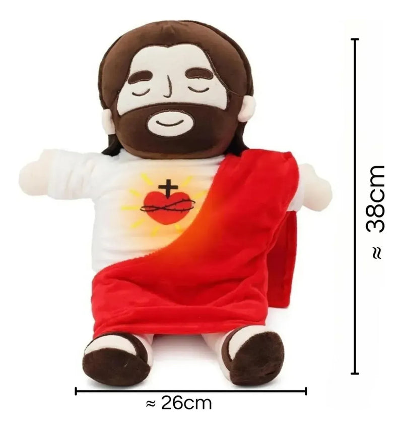 Pelúcia Jesus Que Respira Alivia Ansiedade Acalma Relaxa