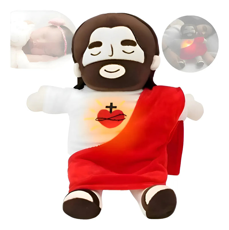 Pelúcia Jesus Que Respira Alivia Ansiedade Acalma Relaxa