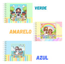 Livro De Colorir Jesus Capa Dura 50 Páginas 180g A5 Laminação Holográfica