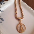 Colar Nossa Senhora Aparecida – Semi Jóia Folheado a Ouro 18K
