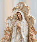 Nossa Senhora de Guadalupe Nova (Marfim) 20 e 30cm Resina